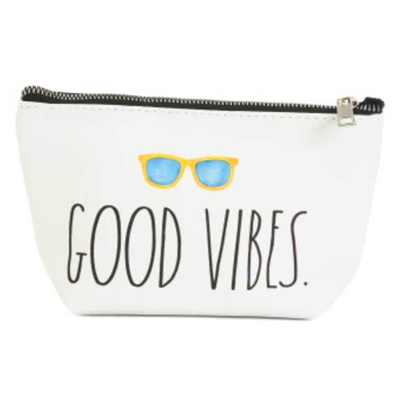 🕶☀️RAE DUNN Clutch Pouch GOOD VIBES 😎👝 - Picture 1 of 7
